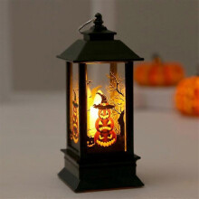 Linterna de mano LED decorativa de bruja y fantasma para Halloween, accesorios de decoración para fiestas de Halloween, lámpara de vien