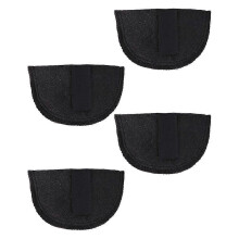 Shoulder Broadening Black Anti-Slip Pads For Clothing Accessories 1Cm Thick 2Pairs