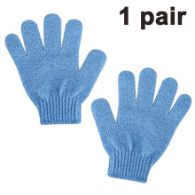 Exfoliating Dual Texture Bath Gloves For Shower, Spa, Body Scrubs