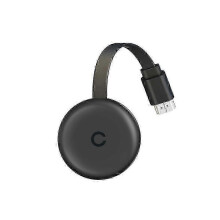 New Chromecast 3 (2026) – Wi-Fi enabled smart TV stick with Netflix, YouTube, Wi-Fi display, wireless HDMI connection (Onyx)_M