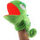 Chameleon Puppet Children's Hand Stuffed Animal Lizard Toy Lizard Puppet for Storytelling with Mouth 1
