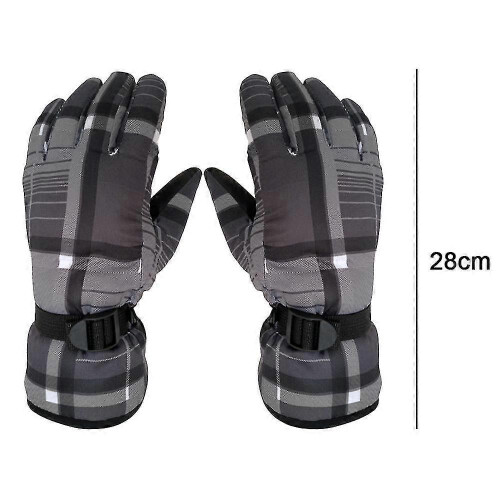 Skihandschuhe, Schneehandschuhe, Touchscreen-Handschuhe, wasserdicht und winddicht, Winterhandschuhe 1