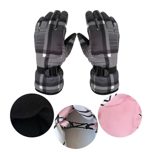 Skihandschuhe, Schneehandschuhe, Touchscreen-Handschuhe, wasserdicht und winddicht, Winterhandschuhe 2