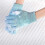 Peeling-Handschuhe mit zwei Texturen für Dusche, Spa und Körperpeeling 4
