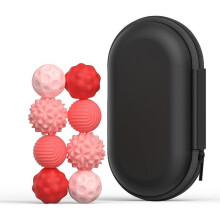 Set di 8 palline antistress magnetiche testurizzate - giocattolo sensoriale antistress per la scuola, l'ufficio e l'uso quotidiano - id