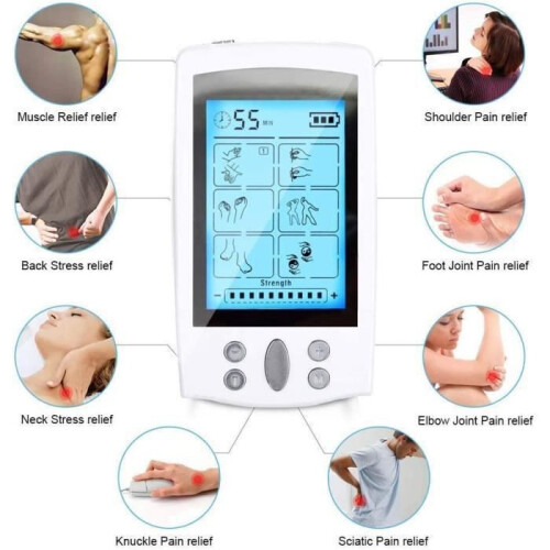 Electrostimulator- 16 programs - 20 intensity levels - Rechargeable white 2