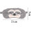 2 Pieces  Gift Funny Blindfold Fluffy Soft Silk Plush Sloth Sleep Eye 2