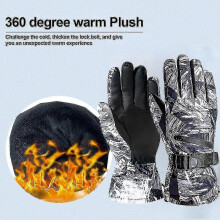 Ski Men Snow For Men Women Waterproof Snowboard Winter Gloves Warm