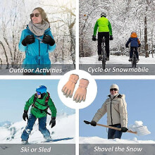 Winter Snow Gloves Waterproof Ski Fleece Lined Windproof Warm Glove