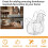 Metal Wire Egg Baskets for Eggs, Chicken Shaped Egg Holder, Rustic Round Baskets Gathering Egg with Handle 7