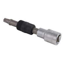 T50 Alternator Pulley Socket Drill Bit with 33 Teeth Tool Alternator Pulley Center-Bolt Remover Socket Wrench
