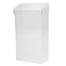 Acrylic Outdoor Brochure Holder Waterproof Wall Mount with Lid Clear Pamphlet Holder for Flyer Display Envelope