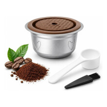 Herbruikbare Koffiepads voor Vertuo , Next & Navulbare Capsule met Siliconen Deksel, 230ml Mokformaat