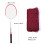 Badminton Set 2 Spieler mit Netz 620x76 cm 1