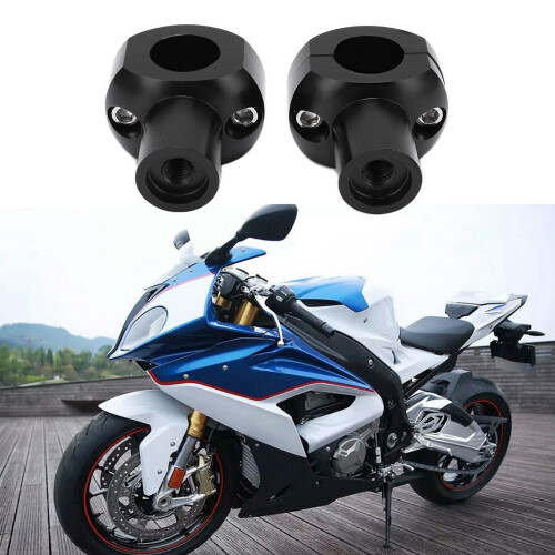 Universal Motorrad Lenkererhöhung 25mm Schwarz