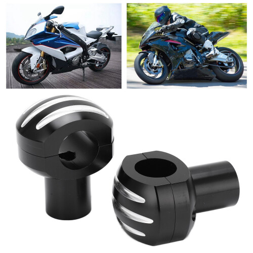 Universal Motorrad Lenkererhöhung 25mm Schwarz 2