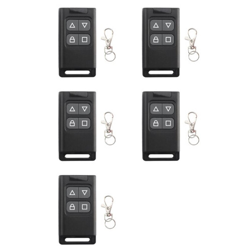 5X RF 433MHz Auto Copy Remote Control Electric Garage Door Opener Controller Duplicator Clone Cloning Transmitter