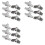 18X Drum Set Fixed Wing Nuts T Type Stand Nut Cymbal Washer Replacement Percussion Instrument Parts 1