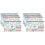 8X EKG Pocket Guide Ecg Interpretation Pocket Card Horizontal & Vertical Layout Compact Reference Guide for Hospital Use 2
