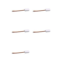 5X DC3-24V  Penetrable Microwave  Motion Sensor  - Auto Light /Off, 30s Delay, for Closet, White