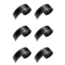 6 Pcs 100cm Magnetic Ruler Flexible Magnetic Ruler with Both Inches and Centimeters Magnet Measuring Tape