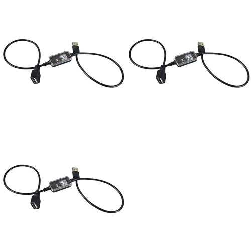3X Light Sensor  5V 12V USB Wire Day Auto- Light Sensor Cable for Home Security and Lighting