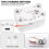 2X Electric Bobbin Winder with Handle Automatic Bobbin Winder Machine USB/Battery Powered Organizer Sewing Tool 7
