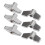 18X Trumset Fasta Vingmuttrar T-Typ Stativmutter Cymbalbricka Byte Av Slaginstrumentdelar 2