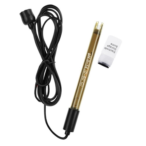 2X PH Electrode Sensor Probe Industry Experiment Laboratory Pool Water Analyzer PH Meter Tester PH Probe BNC Connector 2