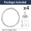 12 Pack 6ft Ceiling Sign Hanger Wire Kit, 2m Adjustable Suspension Hanging Cable Wire with Hook Wall Mount Cable 7