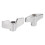 18X Drum Set Fixed Wing Nuts T Type Stand Nut Cymbal Washer Replacement Percussion Instrument Parts 10