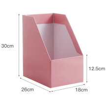 5X Paper Magazine Rack Bookend Large Book Stand File Holder Foldable Documents Organizer Office Storage Rack