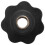 20X M10 10mm Dia Thread Black Plastic Star  Clamping Knob Grip 7