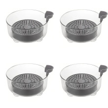 4X Deep Plant Saucer, Bottom Watering Tray with Height-Adjustable Planter Riser for Indoor Plants