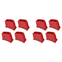 8pcs Non-Slip Folding Ladder Feet Mat, Rubber Stair Foot Pads & Covers, Anti-Skid Ladder Leg Cushion Bumper