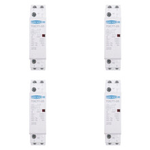 4X TOMZN TOCT1-25 2P 25A 220V/230V 50/60HZ Din Rail Household Ac Modular Contactor 2NO AC Contactor