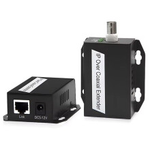 4Pair Ethernet IP Extender over Coax HD Network Kit EoC Coaxial Cable Transmission Extender US PLUG