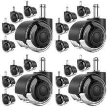 20X Office Chair Wheels,2 Inch Replacement Soft Mute Desk Caster Wheels for Work & Gaming Chair