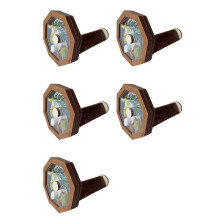 5X Wooden Handmade Kaleidoscope Kit Interactive Logic DIY Kaleidoscope Kit Children'S Classic Toy