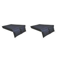 2X Capa de Proteção Contra Poeira para Placa de Saco de Areia e Capa de Proteção Solar com Bolso com Zíper Serve para Capa de Placa Cornhole de