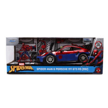 Jada Toys Diecast Marvel - Spider-Man and Porsche 911 GT3 RS (992) - 1:24 Scale Collection