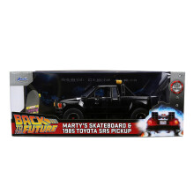 Jada Toys Diecast Back to the Future - Marty McFly’s Skateboard and 1985 Toyota SR5 Pickup Truck - 1:24 Scale Collection