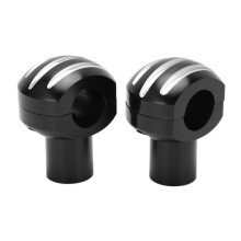 Universal Motorrad Lenkererhöhung 25mm Schwarz