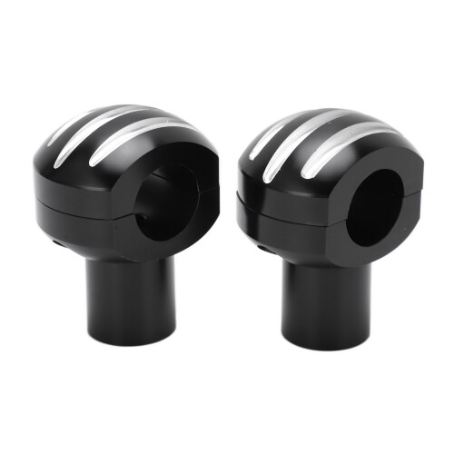 Universal Motorrad Lenkererhöhung 25mm Schwarz