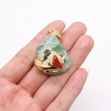 (Style B) Pendant Crystal Spring Polished Watercrystals Natural Jewelry Pattern Lovers