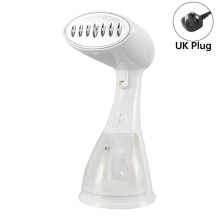 (White UK)Clothes Steamer Portable Handheld Iron Home Vertical Garment Steamers Machine Steam