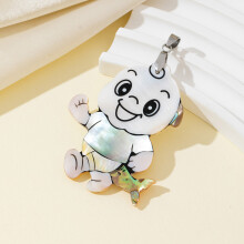 (Color B) Shell Animal Diy Pendant Necklace With Artisan Finish For Creative Gift Ideas