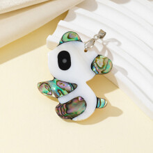 (Color D) Shell Animal Diy Pendant Necklace With Artisan Finish For Creative Gift Ideas