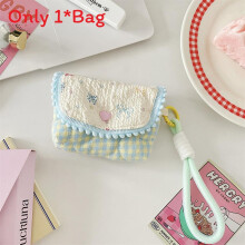 (StyleF) Travel Cotton Small Pouch Storage Bag For Ccd Camera Accessories Cosmetic And