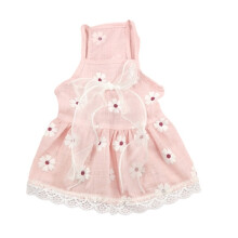 Cute Floral Dog Dress – Princess-Style Summer Outfit for Small Cats & Dogs, Pink M